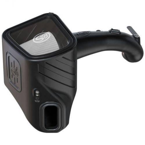 S&B - S&B Cold Air Intake for Chevy/GMC (2020-24) 2500/3500 6.6L Gas (Dry Extendable, White)