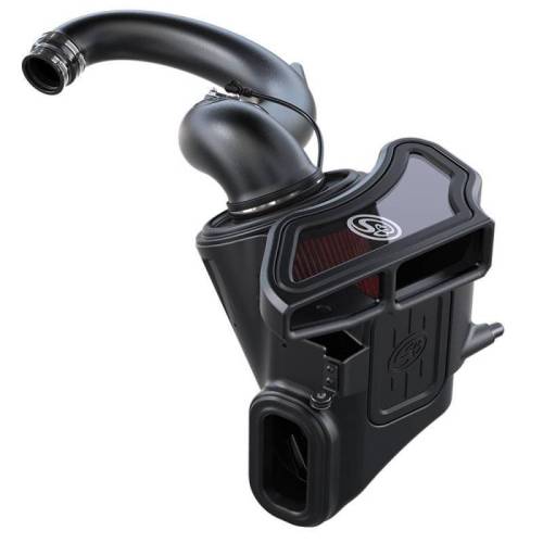 S&B - S&B Cold Air Intake for Chevy/GMC (2020-25) Silverado, Sierra 1500 / Tahoe, Yukon, Suburban, Escalade Duramax 3.0L (Cotton Cleanable, Red)