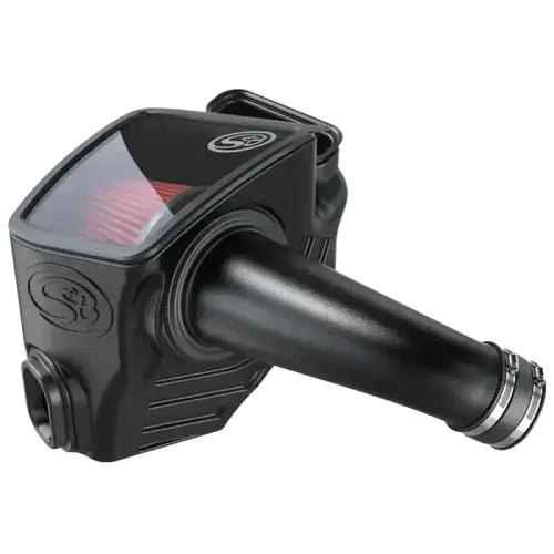 S&B - S&B Cold Air Intake for Chevy/GMC (2020-26) Silverado / Sierra Duramax L5P 6.6L Diesel (Cotton Cleanable, Red)