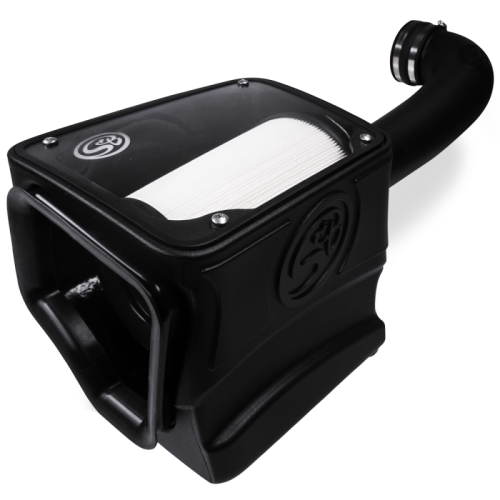 S&B - S&B Cold Air Intake Kit for Chevy/GMC (2017-19) 1500 (2017-20) Tahoe/Suburban/Yukon/Escalade 5.3L/6.2L (Dry Extendable, White)