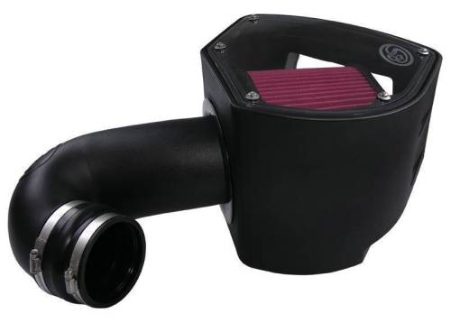 S&B - S&B Cold Air Intake Kit for Dodge (1994-02) 5.9L Cummins (Cotton Cleanable, Red)