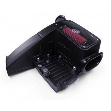 S&B - S&B Cold Air Intake Kit for Ford (1999-03) F250/F350 7.3L Power Stroke (Cotton Cleanable, Red)