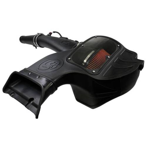 S&B - S&B Cold Air Intake Kit for Ford (2018-21) F-150 3.0L Power Stroke (Dry Extendable, White)