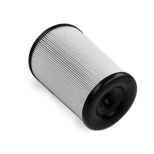 S&B - S&B Intake Replacement Filter for Chevy/GMC (1999-14) 1500/2500/3500/Avalanche/Suburban/Tahoe/Yukon, Gas / Chevy/GMC (2017-19) 2500/3500 Diesel / Cadillac (2002-12) Escalade / Nissan (2016-17) Titan / Ford (2017-19) F-250/F-350 (Dry Extendable, White)