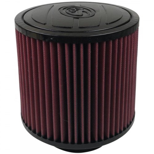 S&B - S&B Intake Replacement Filter for Chevy/GMC (2009-15) Yukon/Tahoe/Escalade/Avalanche/Suburban/1500/2500/3500 (Cotton Cleanable, Red)