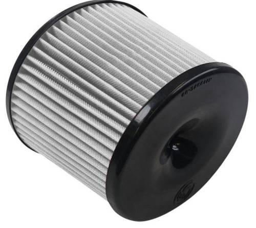 S&B - S&B Intake Replacement Filter for Dodge/Ram (2003-24) 1500/2500/3500 5.7L, Toyota (2007-21) 5.7L, Tundra 4.6L/5.7L, Toyota (2007-12) Sequoia 5.7L (Dry Extendable, White)