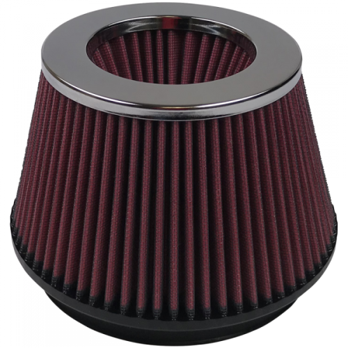 S&B - S&B Intake Replacement Filter for Ford (1996-04) Mustang GT/Ranger/Explorer/Cobra, (Cotton Cleanable, Red) for Intake Kits: 75-2519-3
