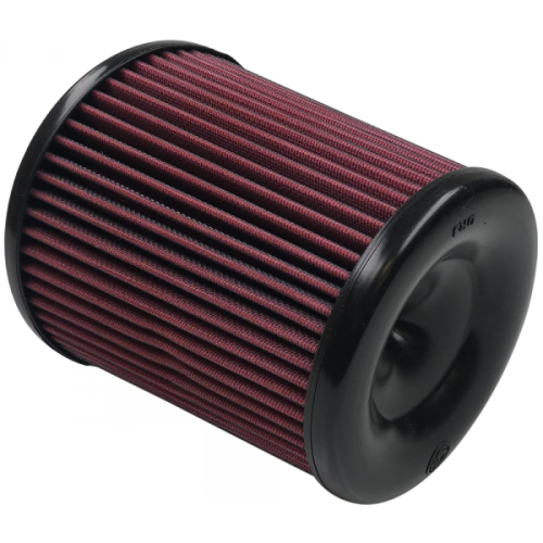 S&B - S&B Intake Replacement Filter for Jeep (2007-25) Wrangler 2.0L Turbo, 3.6L, 3.8L / (2020-24) Gladiator 3.6L / Ford (2021-24) Bronco sport 2.0L / Ford (2015-23) Mustang GT/GT350 2.3L Ecoboost/5.0L/5.2L (Cotton Cleanable, Red)