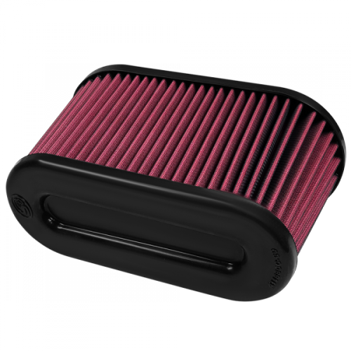 S&B - S&B Intake Replacement Filter for Volkswagen (2009-18) Golf/Passat/Jetta / Audi (2015-17) S3/A3 (Cotton Cleanable, Red)