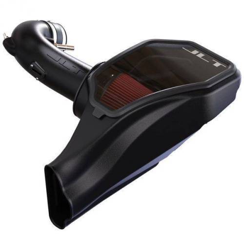 S&B - S&B JLT Cold Air Intake Kit with Snap-In Lid for Ford (2018-23) Mustang GT 5.0L, No Tuning Required (Cotton Cleanable, Red)