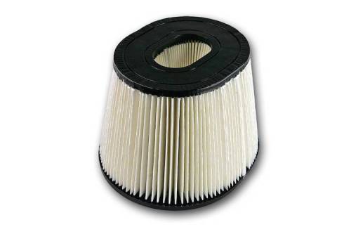 S&B - S&B Replacement Air Filter for Ford (2008-10) F-250/F-350 6.4L Diesel (Dry Extendable, White)