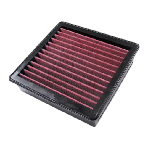 S&B - S&B Stock Replacement Filter for Ford (2007-18) Lincoln (2007-18) Cotton, Cleanable (Red)