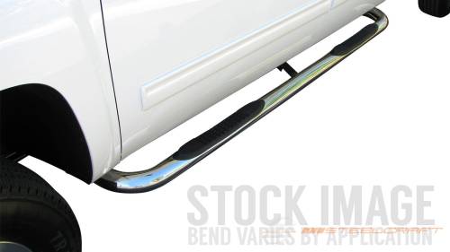 Steelcraft - Steelcraft 3" Round Side Bars for Chevy/GMC (1988-98) C/K 1500/2500/3500 Regular Cab (Stainless)