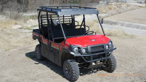 Steelcraft - Steelcraft UTV Roof Basket for Kawasaki (2015-24) Mule (Fine Textured Black)