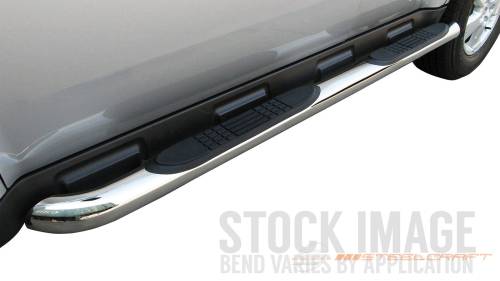 Steelcraft - Steelcraft 3" Round Side Bars for Chevy/GMC (2002-09) Envoy & Trailblazer (Black, Excl. EXT)
