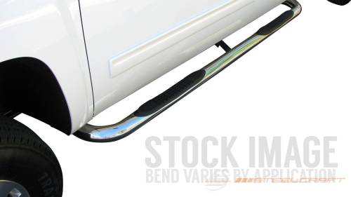 Steelcraft - Steelcraft 3" Round Side Bars for Chevy/GMC (2015-22) Canyon & Colorado Extended Cab (Stainless)