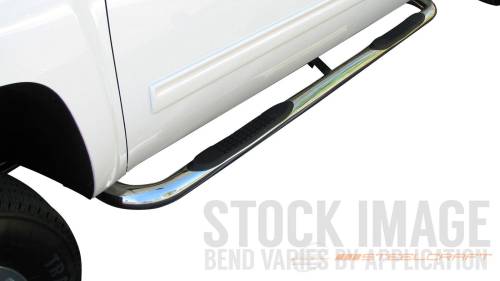 Steelcraft - Steelcraft 3" Round Side Bars for Ford (1997-03) F-250 & (97-04) F-150 SuperCab (Stainless)