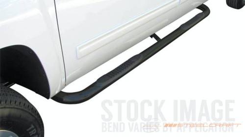 Steelcraft - Steelcraft 3" Round Side Bars for Ford (2021-26) Bronco (Black)