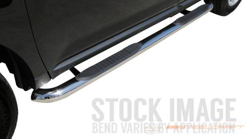 Steelcraft - Steelcraft 3" Round Side Bars for Toyota (2008-19) Highlander (Black)