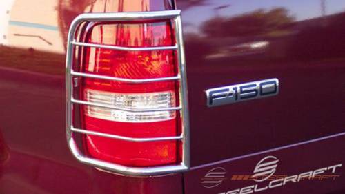 Steelcraft - Steelcraft Taillight Guards for Ford (2004-08) F-150 (Black)