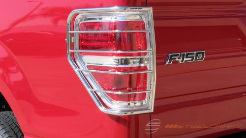 Steelcraft - Steelcraft Taillight Guards for Ford (2009-14) F-150 (Black)