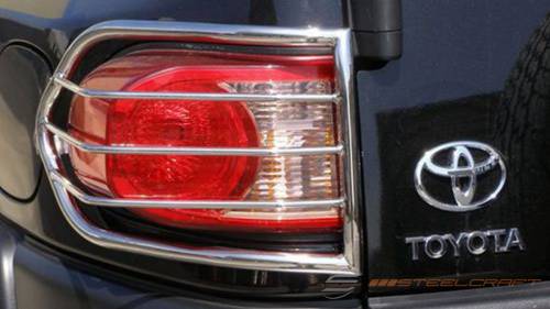 Steelcraft - Steelcraft Taillight Guards for Toyota (2007-14) FJ Cruiser (Black)