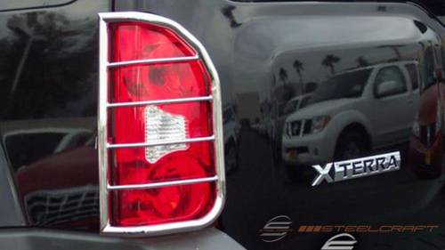 Steelcraft - Steelcraft Taillight Guards for Nissan (2005-14) Xterra (Black)