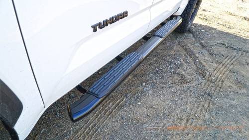 Steelcraft - Steelcraft 5" Oval Premium Side Bars for Toyota (2022-24) Tundra CrewMax (Stainless)