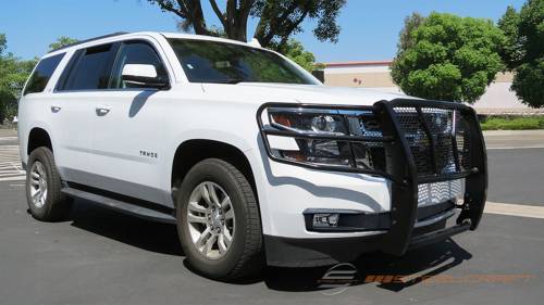 Steelcraft - Steelcraft HD Grille Guard for Chevy/GMC (2015-20) Tahoe & Suburban (Black, Excl. adaptive cruise control)