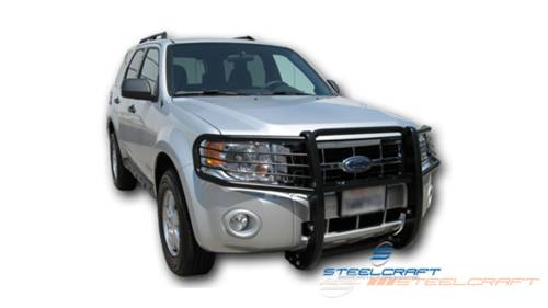 Steelcraft - Steelcraft Grille Guard for Mazda (2008-11) Tribute & Ford (2008-12) Escape (Black)