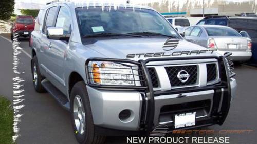 Steelcraft - Steelcraft Grille Guard for Nissan (2004-15) Titan & Armada (Black)