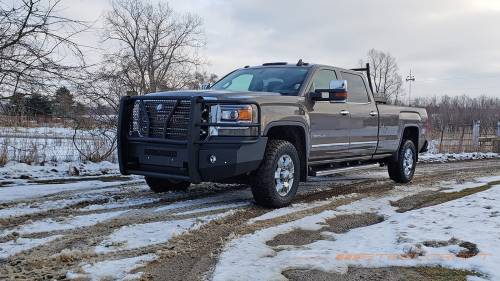 Steelcraft - Steelcraft Elevation Front Bumper for GMC (2015-19) Sierra 2500/3500 (Fine Textured Black)