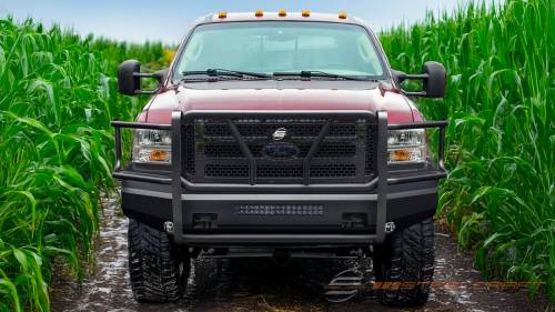 Steelcraft - Steelcraft Elevation Front Bumper for Ford (1999-07) F-250, F-350 & Excursion (Fine Textured Black)