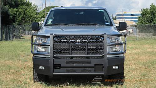 Steelcraft - Steelcraft Elevation Front Bumper for Ford (2015-17) F-150 (Fine Textured Black, Accommodates Front Camera & Adaptive Cruise Control)