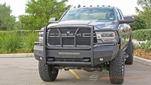 Steelcraft - Steelcraft Elevation Front Bumper for Ram (2019-25) 2500/3500 (Fine Textured Black, Accommodates Front Camera)