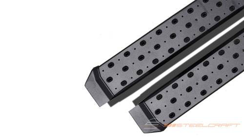 Steelcraft - Steelcraft STX600 Running Boards for Ford (2016-25) F-150, (17-25) F-250/350 & (22-25) F-150 Lightning SuperCab (Black)