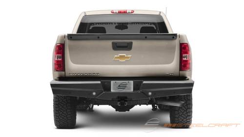 Steelcraft - Steelcraft Elevation Rear Bumper for Chevy (2007-13) Silverado 1500 (Fine Textured Black)