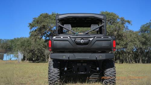 Steelcraft - Steelcraft UTV Rear Bumper Replacement for Can-Am (2016-25) Defender (Fine Textured Black, Excl. 6x6 and Pro)