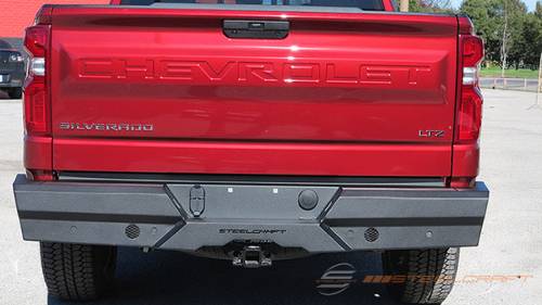 Steelcraft - Steelcraft Elevation Rear Bumper for Chevy/GMC (2019-24) Silverado/Sierra 1500 & (20-24) 2500/3500 (Fine Textured Black)