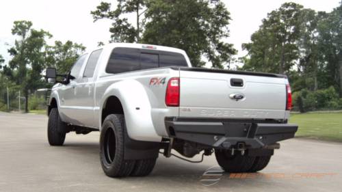 Steelcraft - Steelcraft Elevation Rear Bumper for Ford (1999-16) F-250/350/450/550 (Fine Textured Black)