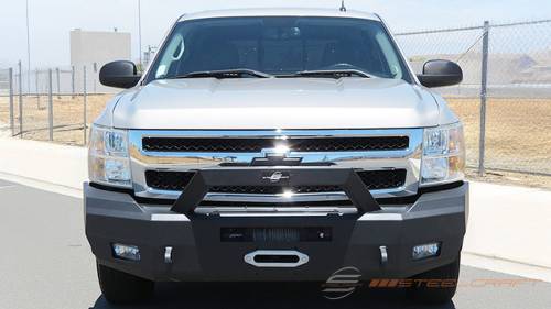 Steelcraft - Steelcraft Elevation Bullnose Front Bumper for Chevy (2007-13) Silverado 1500 (Textured Black)