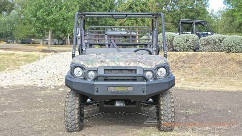 Steelcraft - Steelcraft UTV Front Bumper Overlay for Kawasaki (2015-24) Mule (Fine Textured Black, Excl. 2024+ 1000cc, Excl. Ranch Edition)
