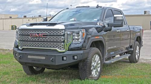 Steelcraft - Steelcraft Fortis Front Bumper for GMC (2020-23) Sierra 2500/3500 (Textured Black)