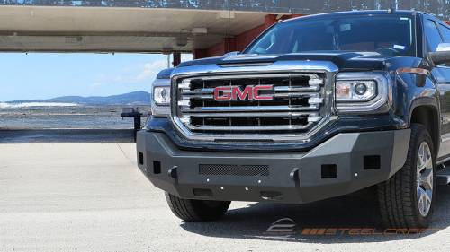 Steelcraft - Steelcraft Fortis Front Bumper for GMC (2016-19) Sierra 1500 (Textured Black)