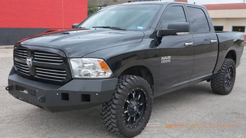 Steelcraft - Steelcraft Fortis Front Bumper for Ram (2013-22) 1500 (Textured Black, Excl. Rebel and Warlock)