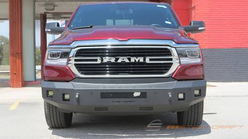 Steelcraft - Steelcraft Fortis Front Bumper for Ram (2019-24) 1500 (Textured Black, Excl. : Classic, Rebel/TRX, Eco-Diesel)