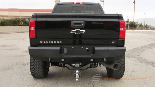 Steelcraft - Steelcraft Fortis Rear Bumper for Chevy (2011-19) Silverado 2500/3500 (Textured Black)