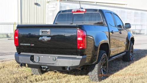 Steelcraft - Steelcraft Fortis Rear Bumper for Chevy/GMC (2015-22) Canyon & Colorado (Textured Black)