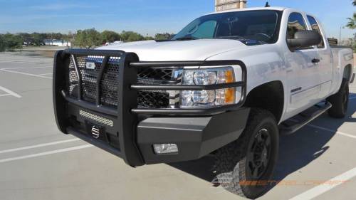 Steelcraft - Steelcraft Elevation Aluminum Front Bumper for Chevy (2014-17) Silverado 2500/3500 (Fine Textured Black)