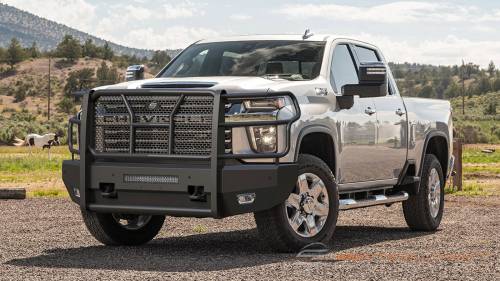 Steelcraft - Steelcraft Elevation Aluminum Front Bumper for Chevy (2020-23) Silverado 2500/3500 (Fine Textured Black)